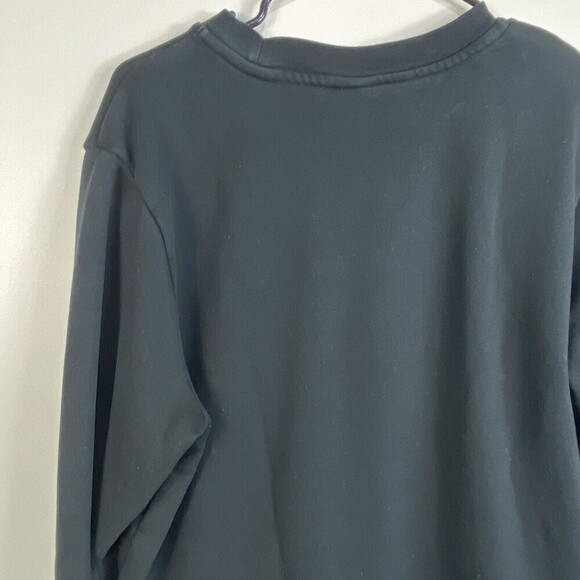 Nike FC crew sweater men size Large black pockets long sleeve cotton soft Logo - Picture 11 of 13